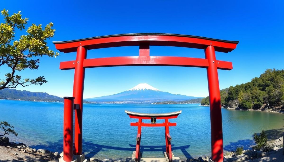 Hakone view of Mt. Fuji, Japan